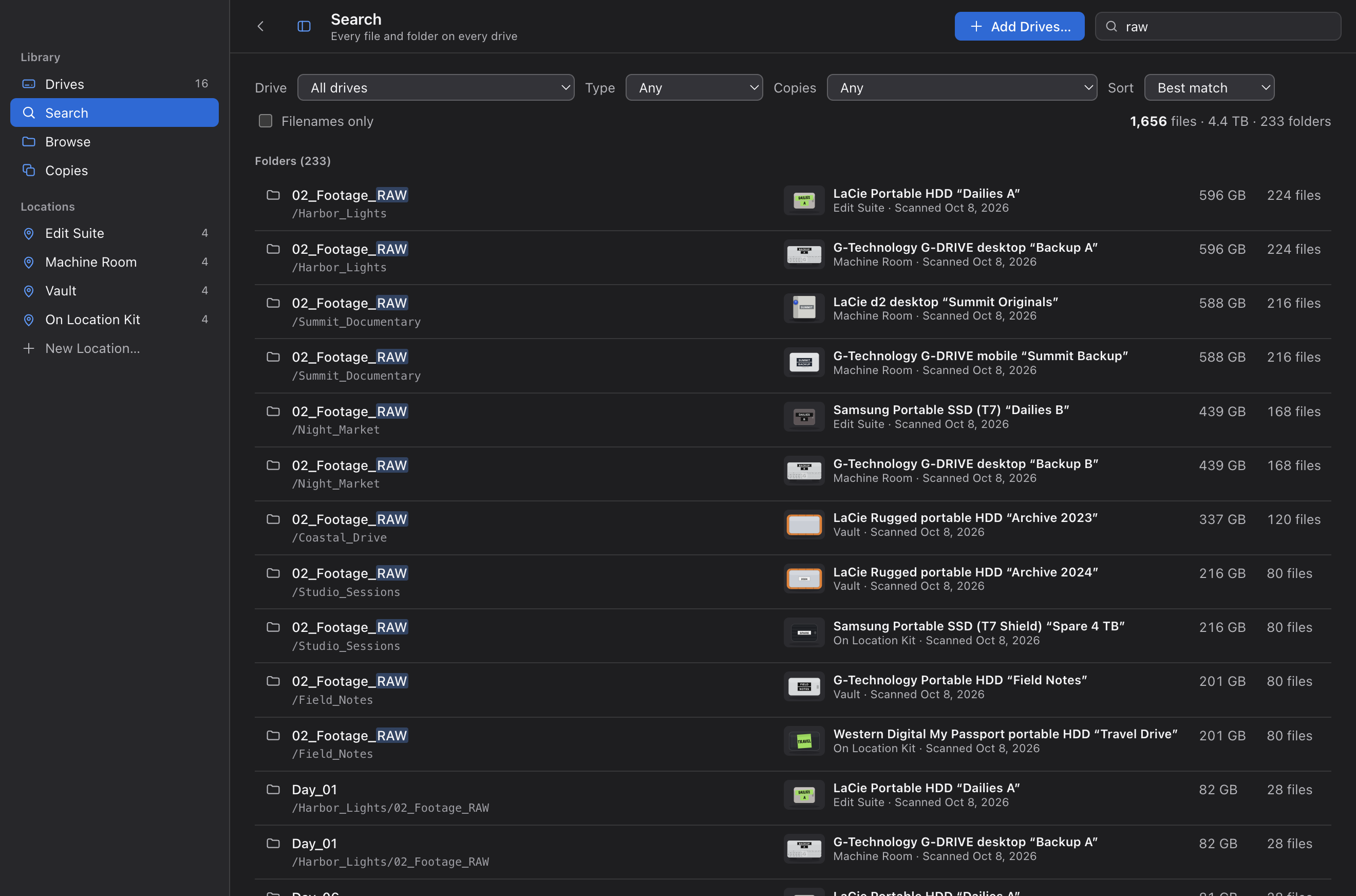 Search results for 'raw' across all drives